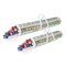 Elf Stor Wrapping Paper Storage Organizers for 20 Rolls of Gift Wrap Clear Totes with Handles, 2PK 83-DT5516 - alternate 2