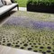 Homeroots 10' X 14' Green Purple And Black Abstract Washable Indoor Outdoor Area Rug 603094 - alternate 1