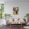 Trademark Fine Art Outdoor Canvas Art - Sheila Golden 'The Black Vase' Wall Art for Patios, or Gardens SG08929-OC1824WR - alternate 2