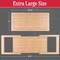 Classic Cuisine Over the Sink Cutting Board Expandable Bamboo Chopping Board Juice Groove and Slip-Resistant Grips 82-KIT2011 - alternate 5