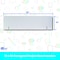Flipside 1 Ply White Header Pack of 24 30142-24 - alternate 2