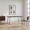 Homeroots 66" Brown and Black Wood and Iron Dining Table 640714 - alternate 3