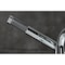 Kingston Brass 7" Center Deck-Mount Clawfoot Tub Faucet with Knurled Handle and Hand Shower, Polished Chrome AE8401RKX - alternate 3