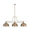Z-Lite Melange Heritage Brass 3 Light Billiard 725-3HBR-D13HBR - alternate 1