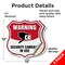 Signmission Video Surveillance Shield Sign Warning S, 12 inch X 12 inch, Vinyl Decal, 2PK SHI-D-2PACK-12-468 - alternate 2
