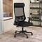 Leisuremod Dale Mesh Office Chair - Ergonomic Adjustable Desk Chair with Headrest & Armrests DO56BL - alternate 4