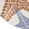 Homeroots 5' Ivory Yellow Orange And Green Round Starfish Indoor Outdoor Area Rug 546878 - alternate 2