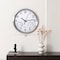 Clockswise 14-inch Non-Ticking Quartz Wall Clock with Thermometer & Hygrometer - Battery Operated QI004747.SI.14 - alternate 3