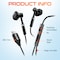 Delton USB-C Wired Computer Headset/Headphones with Microphone, Black 18EC - alternate 2