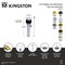 Kingston Brass Brass Pop-Up Drain without Overflow, Black Stainless KS810VN - alternate 2
