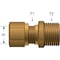 Gates Air Brake To Male Pipe Nylon Tubing Compression G32100-0602 - alternate 2