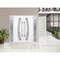 Vdomdoors Steel Double Doors Deux 6500 White 2 Sidelight Exterior Windows Stainless Inserts Single Modern Pai DEUX6500DEXD-WS-RH-W16+72+16 x H80 - alternate 3