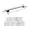 Amerock St. Vincent Matte Black Contemporary 24 in 610 mm Towel Bar BH36044MB - alternate 3