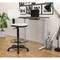 Office Star Products DC Series Sculptured Seat & Back Custom Fabric Drafting Chair, Dillon Snow DC517V-R101 - alternate 2