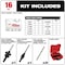 Milwaukee Tool 16 pc. HOLE DOZER Plumbers Hole Saw Kit 49-22-4156 - alternate 2