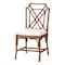 Bali & Pari Emery Marbled Tortoise Natural Rattan Dining Chair, Side Chair Style 268-14699-ZORO - alternate 1