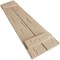 Ekena Millwork Pecky Cypress 2 Board Joined Board-n-Batten w/Elliptical Top Faux Wood Shutters, 11"W x 48"H SHUBJL11X48PCPR - alternate 3
