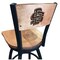 Holland Bar Stool Co 36" Blk Wrinkle South Dakota State Swivel Bar Stool, Engraved Back L03836BWMedMplASDakStMedMpl - alternate 1