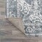 Jonathan Y Keesha Bold Distressed Medallion Low-Pile Machine-Washable Cream/Blue 3 ft. x 5 ft. Area Rug WSH316B-3 - alternate 4
