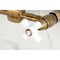 Kingston Brass Two-Handle Wall Mount Bridge Kitchen Faucet, Antique Brass KS2443PX - alternate 3