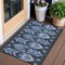 Homeroots 3' X 5' Denim Blue And Sky Blue Southwestern Washable Indoor Outdoor Area Rug 587812 - alternate 1