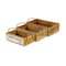 Homeroots Set of Three Brown Solid Wood Crate, 3PK 487679 - alternate 3