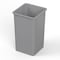 Regal Altair 35 Gallon Square Gray Plastic Trash Can, Heavy Duty Resin Construction ZR-TC-100-SQ35GR - alternate 1