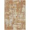 Homeroots 5' X 8' Copper Gold And Ivory Abstract Washable Indoor Outdoor Area Rug 597951 - alternate 2