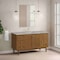 James Martin Vanities Laurent 60" Single Vanity, Honey Oak w/ 3 CM Victorian Silver Silestone Top 545-V60S-HNO-3VSL - alternate 2