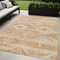 Homeroots 5' X 8' Copper Terra Cotta And Ivory Southwestern Washable Indoor Outdoor Area Rug 588703 - alternate 1