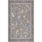Jonathan Y Catmosphere Festive Feline Floral Border Non-Slip Machine-Washable Taupe 3 ft. x 5 ft. Area Rug ANM100B-3 - alternate 1