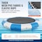 Vevor 10ft Inflatable Water Trampoline Swim Platform Bounce with Slide Pool Lake ZT10FTBGHD-US/EU - alternate 3