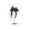 Homeroots 16" Black Metal and Resin Western Horse Saddle Tabletop Sculpture 392469 - alternate 2