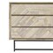Homeroots 61" Natural Solid Wood Six Drawer Double Dresser 518619 - alternate 2