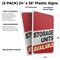 Signmission Storage Units Available, Plastic Signs Only 24 Inch x 36 Inch, Corrugated Plastic, 2PK CSB-2436-2PACK-30423 - alternate 2