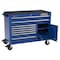 Proto 550 Series Rolling Tool Cabinet, 8 Drawer, Blue, Steel, 50 in W x 25-1/4 in D x 41 in H J555041B-8BL-2S - alternate 2