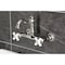 Kingston Brass Two-Handle Wall Mount Bridge Kitchen Faucet, Polished Nickel KS3256PX - alternate 3