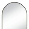 Homeroots 35" Black Metal Arch Framed Accent Mirror 719125 - alternate 2