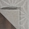 Homeroots 10' Light Gray And Gray Geometric Indoor Outdoor Runner Rug 550795 - alternate 2