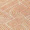 Homeroots 9' X 12' Orange And Ivory Abstract Washable Indoor Outdoor Area Rug 594951 - alternate 3