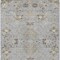Homeroots 10' X 14' Gray Beige And Ivory Floral Washable Indoor Outdoor Area Rug 605478 - alternate 3