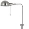 Homeroots 58" Nickel Adjustable Traditional Shaped Floor Lamp With Nickel Dome Shade 526254 - alternate 2