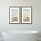 Homeroots Set Of Two Land and Sea Brown Framed Wall Art, 2PK 653903 - alternate 2