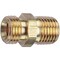 Tru-Flate 1/4'' MNPTx1/4'' MNPS Brass Ball End Adapter 21-595 - alternate 1