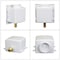 Everflow Icemaker Outlet Box W/ Valves; 1/2'' MIP/SWT; White ABS (Single) SB100-T - alternate 2