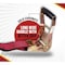 Mytee Products Ratchet Tie-Down Straps w/ Flat Hooks, 2inx30ft Ratchet Straps Red, 10,000 lbs BS RS230R - alternate 2