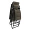 Homeroots 30" Gray Steel Outdoor Zero Gravity Chair with Gray Cushion 320606 - alternate 2