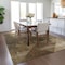 Homeroots 5' X 8' Brown And Beige Geometric Washable Indoor Outdoor Area Rug 602828 - alternate 2