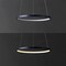 Jonathan Y Brice 15.75" Modern Contemporary Metal Round Dimmable Integrated LED Pendant, Navy JYL7202F - alternate 3