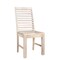 Homeroots Set of Two White Wood Ladder Back Dining Side Chairs 522059 - alternate 3